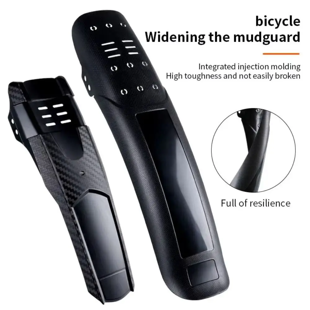 Durable Plastic Bicycle Black Front Rear MTB Wings Mud Bike Mudguard Cycling Accessories