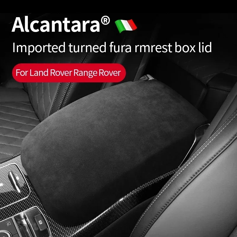 

Alcantara Car Accessories Interiors Center Console Armrest Box Protective Cover Sticker Trim For Land Rover Range Rover 2022-IN