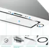 30" Range Hood Insert, Ductless Range Hood with 4 Speed Fan, White Stainless Steel & Tempered Glass Ran 6