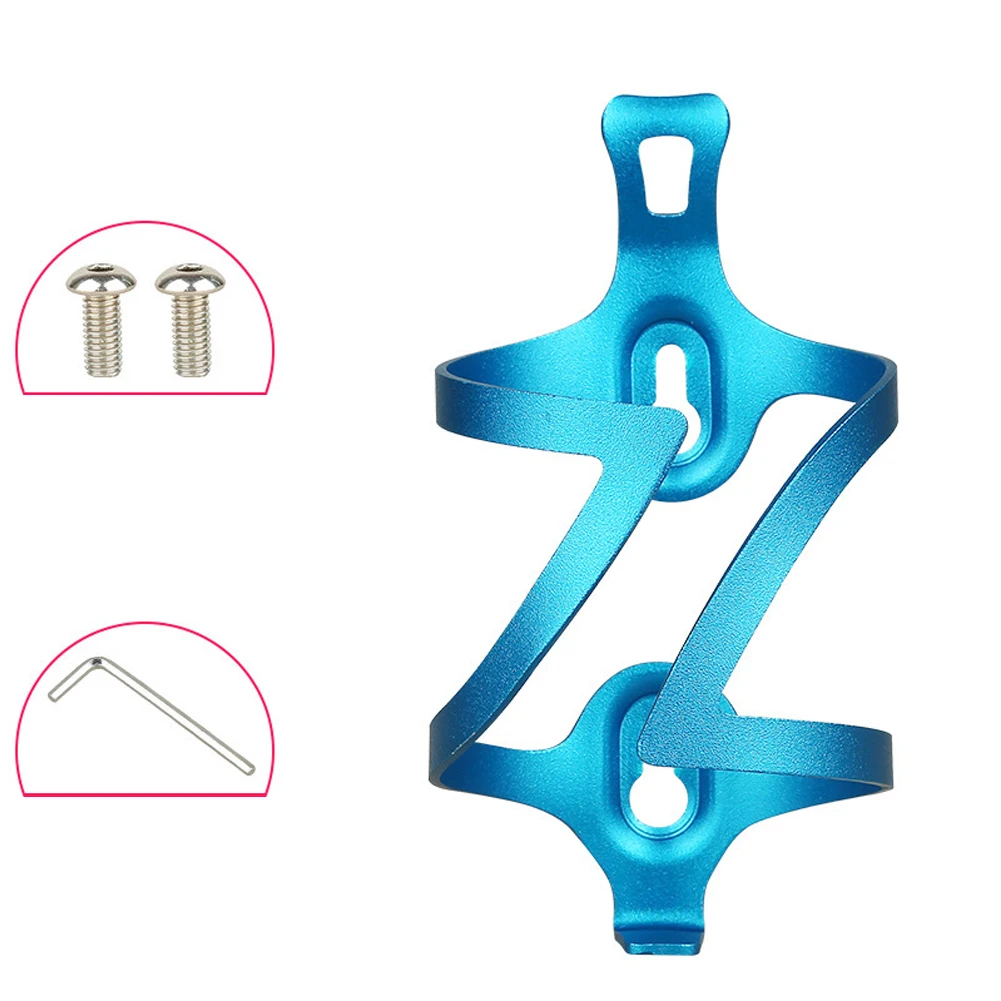 

New Practical Quality Durable Water Bottle Cage Holder Accessories Aluminum Alloy Colour Lightweight MTB Rack Road