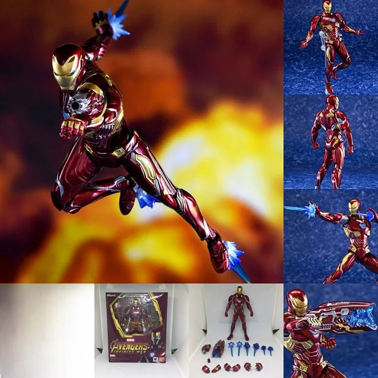 

Hasbro Marvel Мстители 3 Бесконечная война Mk50 Shf Железный человек 6-дюймовая подвижная ручная игрушка модель