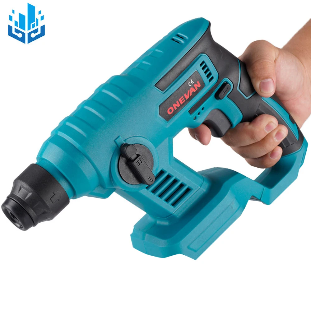 1000W 3600rpm Electric Rotary Impact Hammer Drill For Makita 18v Battery Tool 16mm Concrete 13mm Steel 20mm Wood 16mm special shaped lathe tool rest for wood lathe woodworking curved turning