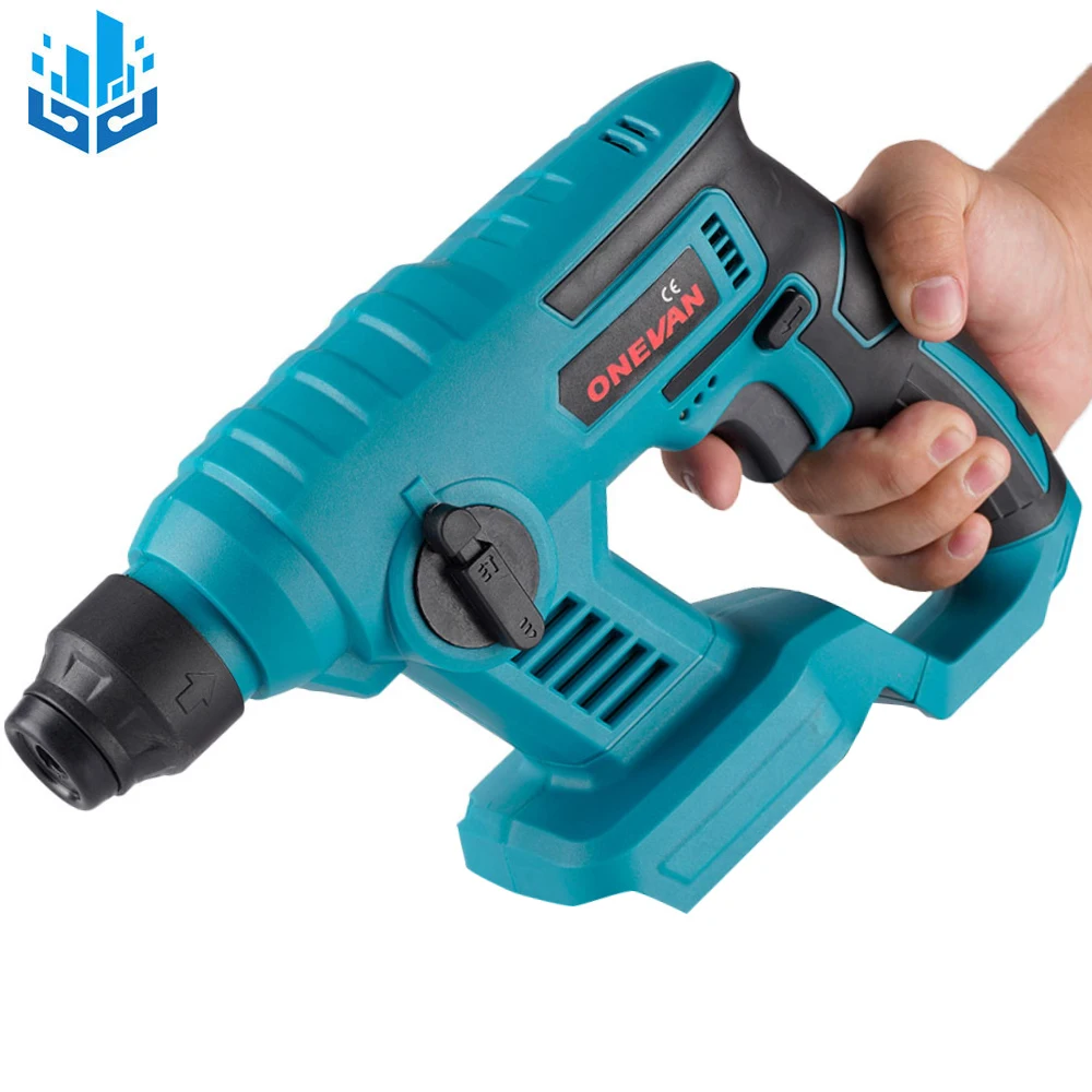 1000W 3600rpm Electric Rotary Impact Hammer Drill For Makita 18v Battery Tool 16mm Concrete 13mm Steel 20mm Wood 300mm long masonry concrete impact drill bit for masonry light concrete limestone natural artificial stone 6 8 10 12 16mm