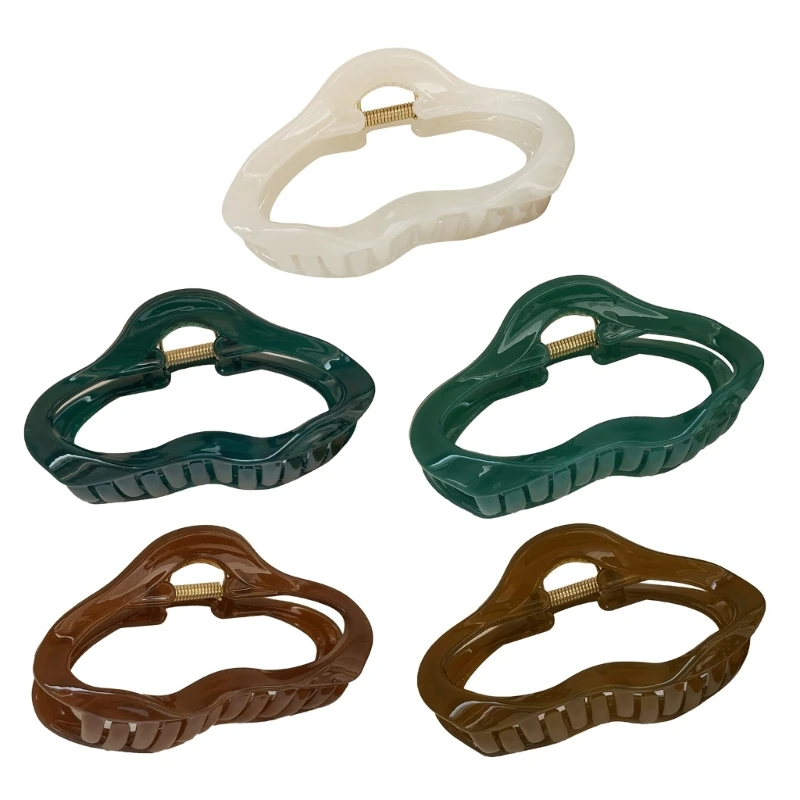 

Large Grip Claw Clip for Women Girls 4Inch Non-slip Hair Clamps Irregular Hair Catch Strong Hold Styling Accessories