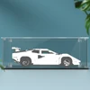 Acrylic display box for lego 10337 display case for Lamborghini Countach building block dustproof clear model car storage box 3