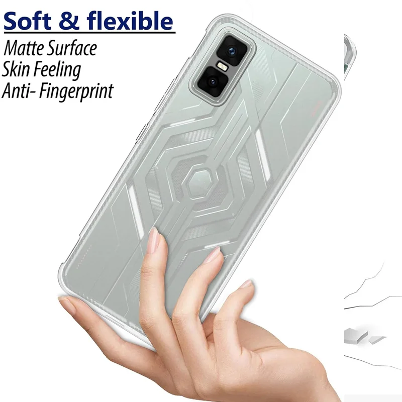 Ultra Thin Transparent TPU Soft Back Cover - Clear Bumper Case