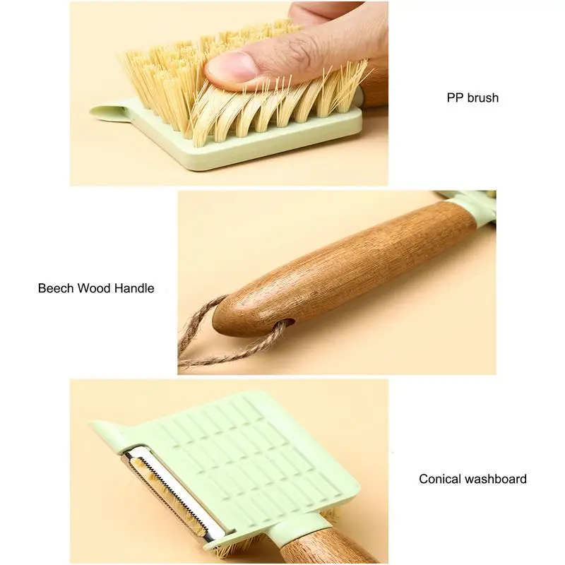 Kitchen fruit and vegetable cleaning brush flexible cleaning brush  household tools multifunctional vegetable cleaning brush - AliExpress