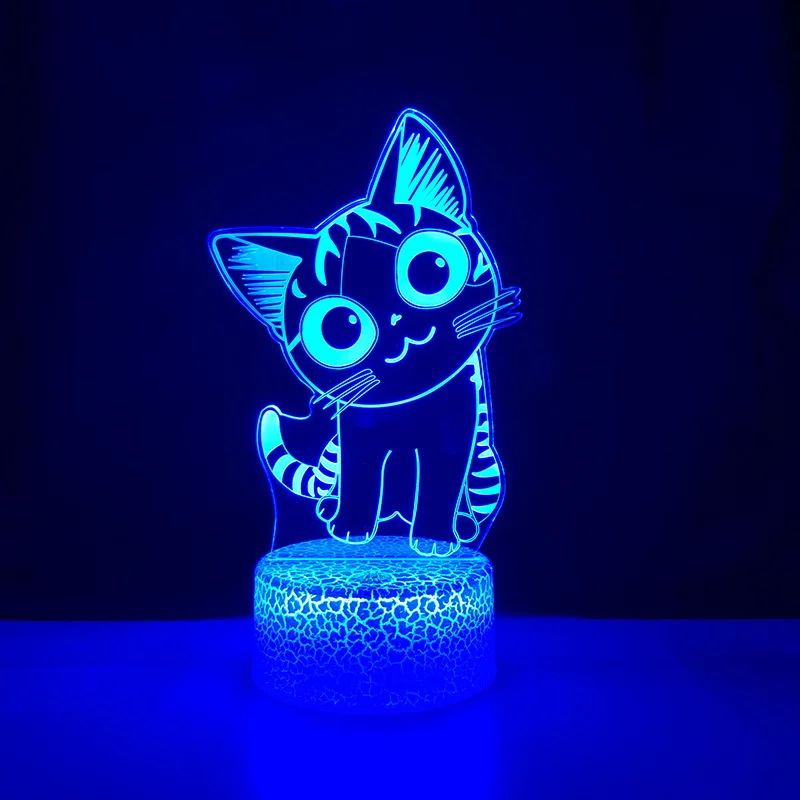 Ночник в виде милых 3D кошек