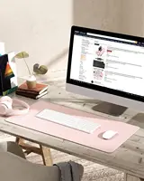 60X35CM Office Desk Pad,Waterproof Leather Desk Table Protector,Easy Clean Laptop Desk Writing Mat for Office Work/Home/Decor 2