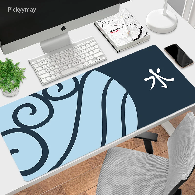 Large Gaming Mousepad Art Fish Mouse Pad Computer Mouse Mat Gamer Abstract  Desk Play Mats XXL For Pc Keyboard Laptop Carpet