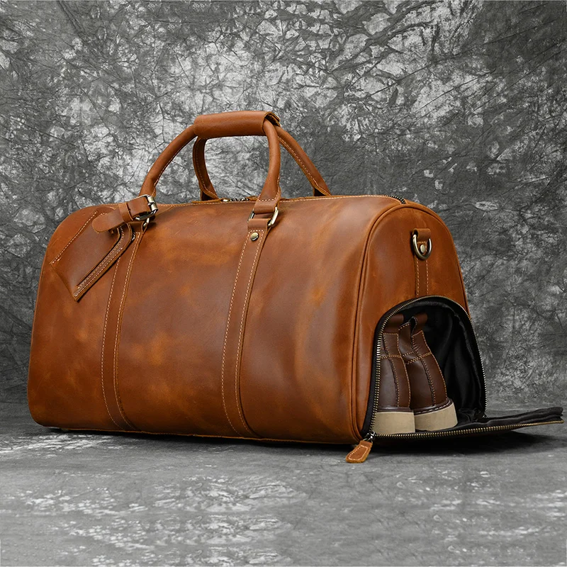 Sac Weekend homme, sac de voyage vintage WRANGELL | Alaskan MAKER