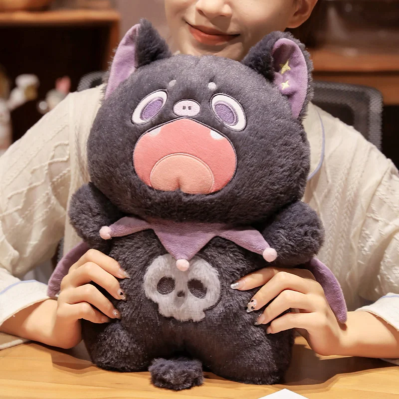 

Creative Cartoon Bat Doll Plush Toy Anime Purple Cute Bat Soft Stuffed Animal Dudu Kitten Chair Cushion for Children Girls Gifts