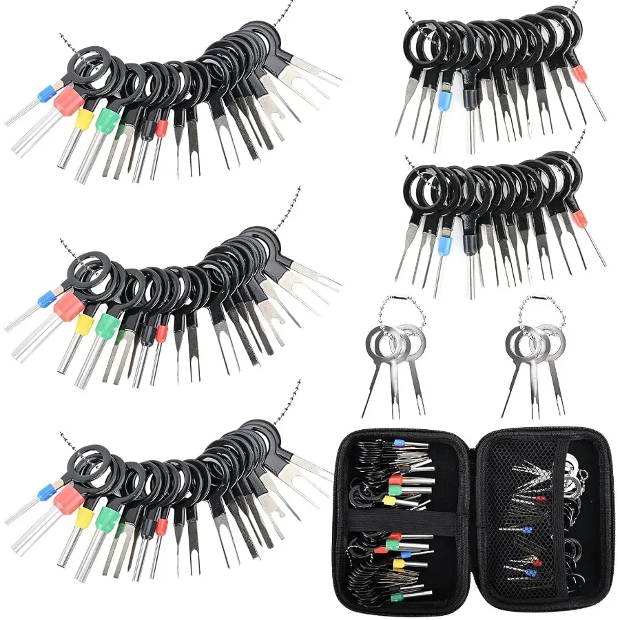 82 Piece Electrical Connector Pin Removal Tool Set