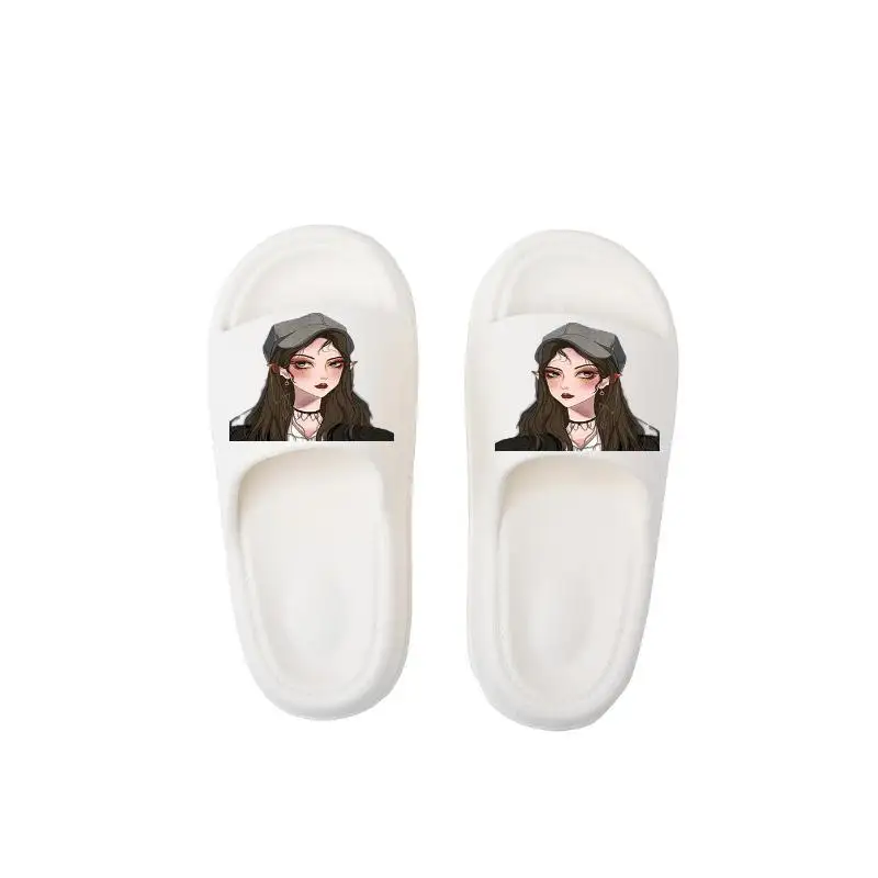 

Men Shoes Summer Man Flip Flops Customizable Patterns Unisex Slippers Men'sslippers Waterproof Flipper Zero Breathable