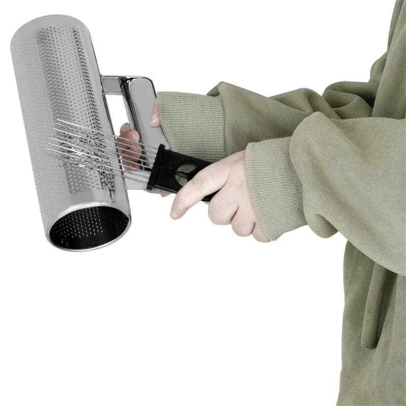Metal Guiro Instrument with Scraper for Great Performances Quality Metal Guira Shaker Latin Percussions