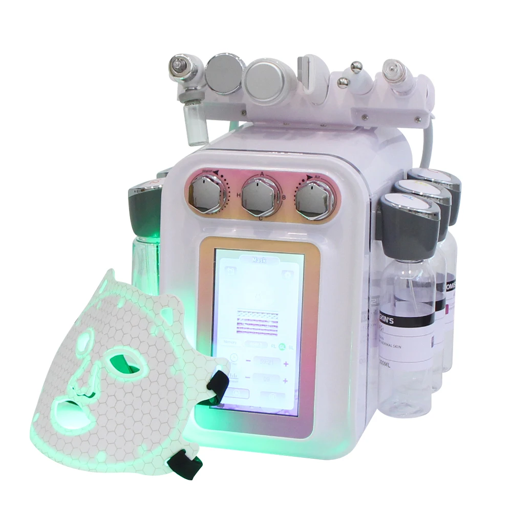 7 in 1 Hydro Dermabrasion Skin Care Beauty Machine Water Oxygen Jet Hydro Diamond Peeling Microdermabrasion Device AOKO