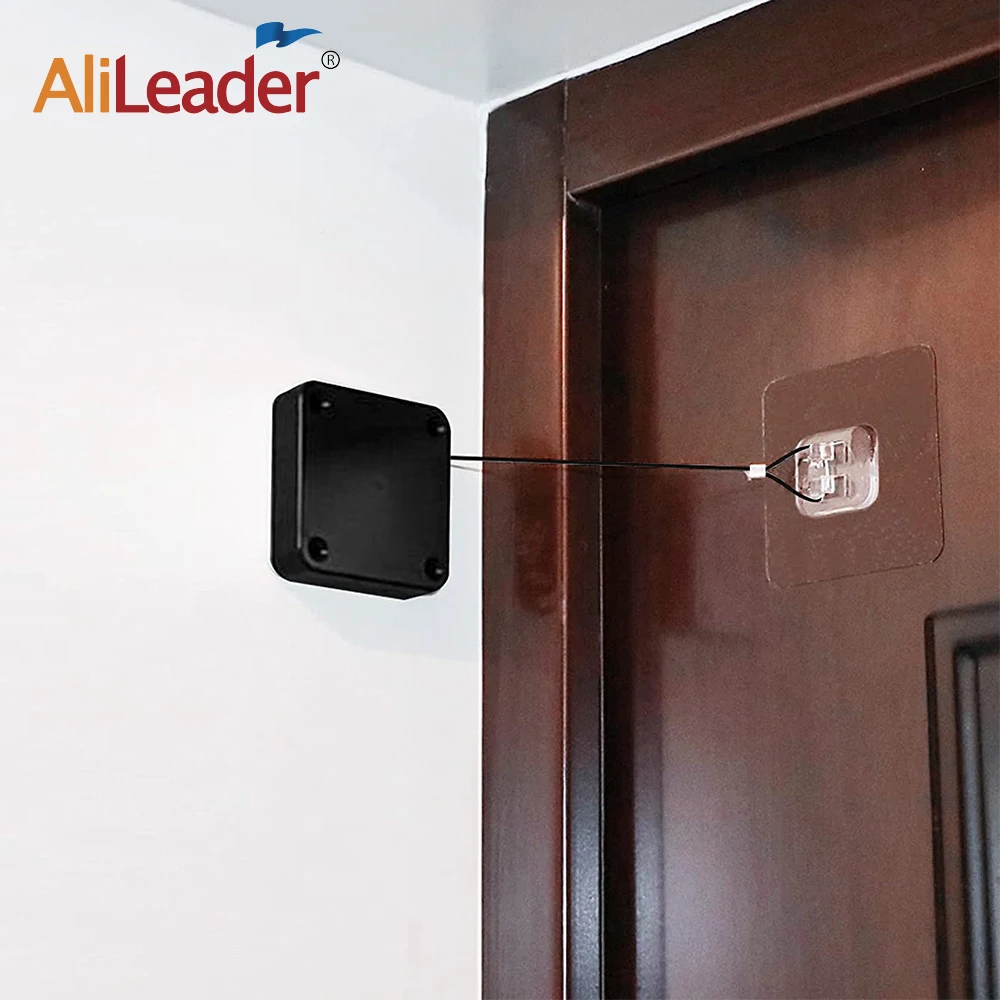 Household Self-Closing Door Closer Kitchen Bathroom No-Punching Automatic Door Closer 500G-1500G Tension Closing Doors Device
