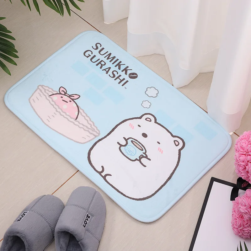 Sumikko Gurashi Doormat Entrance Door Mat Room Mats Home Kitchen Carpet Balcony Rugs Bathroom Rug Foot Bath House Floor Bedrooom 1