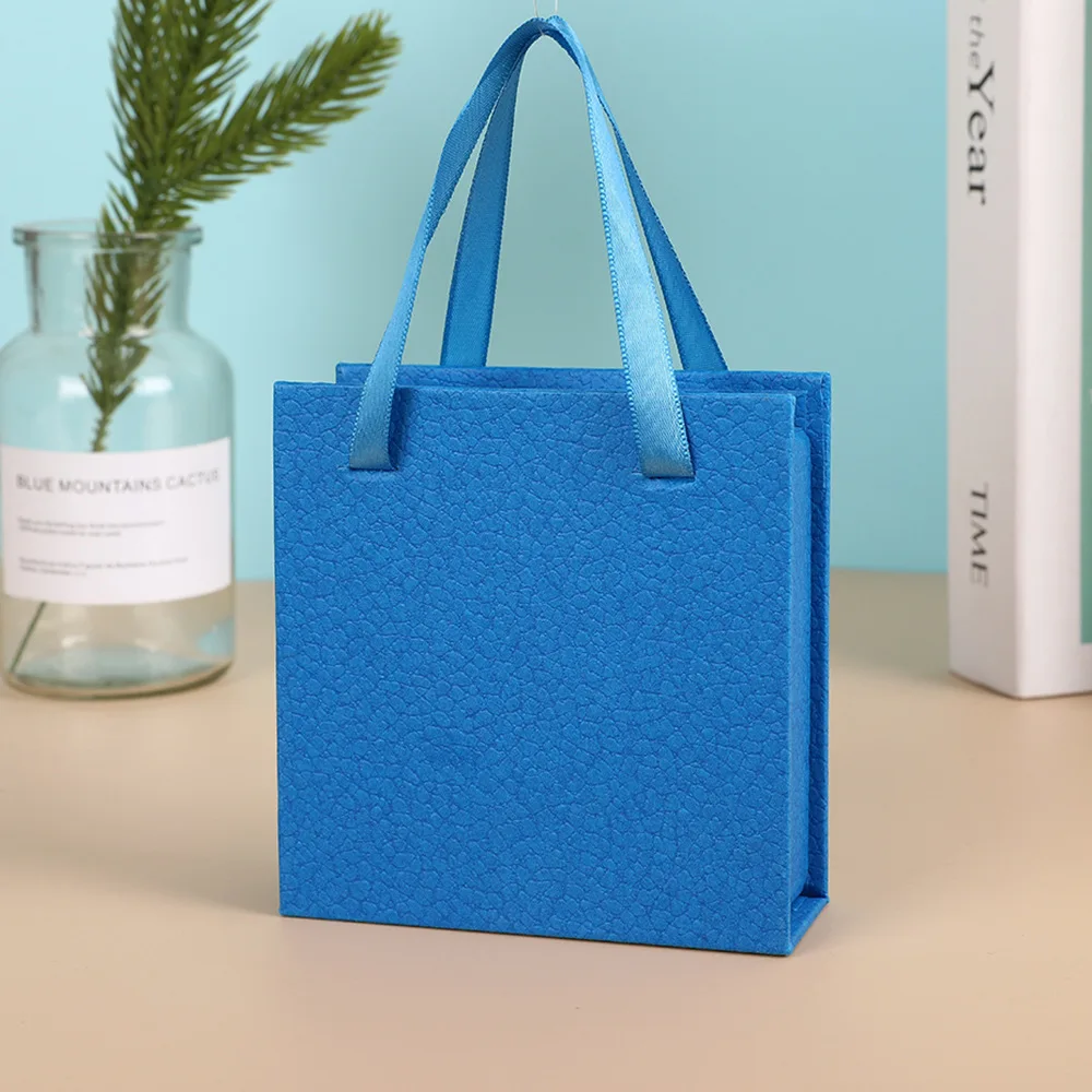 10 Stück Klappbare Kraftpapier-Boxen Tragbare Schmuckverpackung für Ohrringe und Ringe Luxuriöse Schmuckaufbewahrungsboxen mit Möglichkeit zur Logogestaltung für Einzelhändler – Detail 12