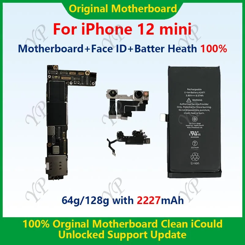 CARTE MÈRE IPHONE 12 MINI 64gb débloqué tout opérateur 100% Fonctionnel EUR 90,00 - FR