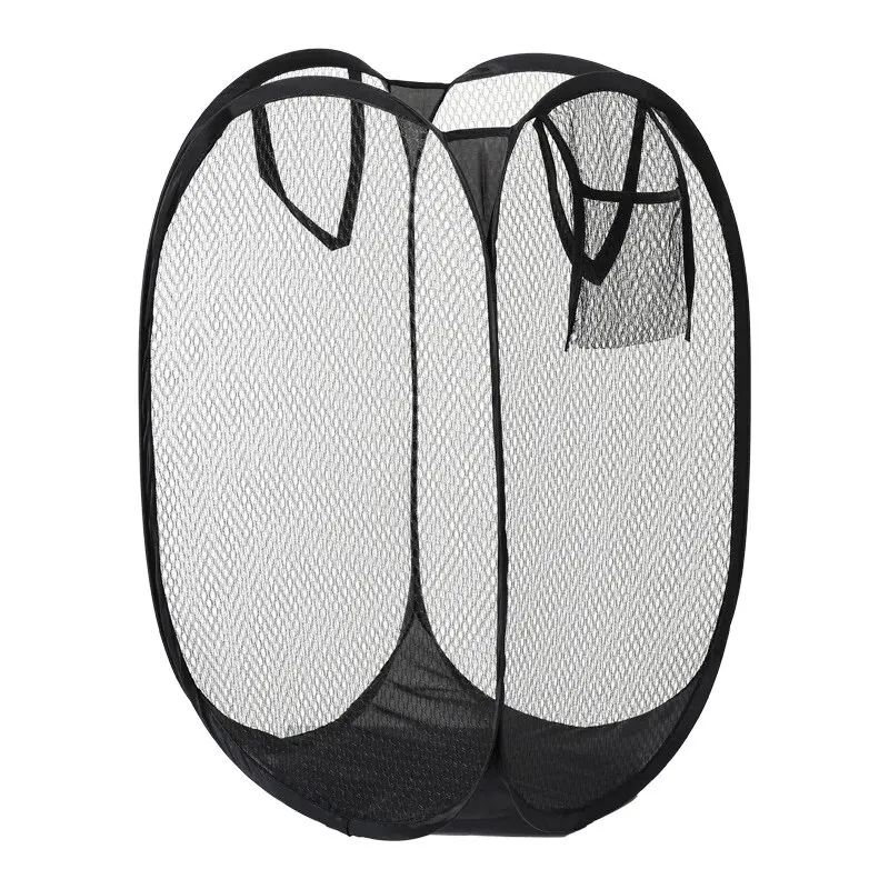 Collapsible Mesh Laundry Basket & Organizer