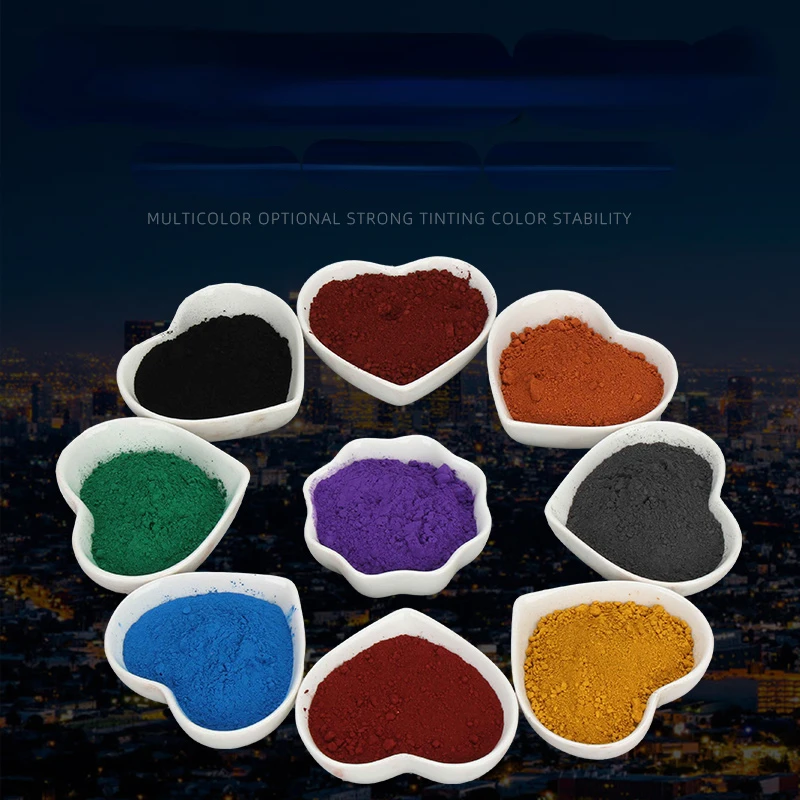 Iron Oxide Pigment Cement Color Additive for Courtyard Floor Tile Dyeing