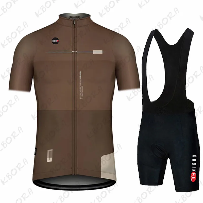 Gobikful Cycling Jersey Set Summer Wear Mountain Bike Clothes Bicycle Clothing MTB Bike Cycling Clothing Suit Sports