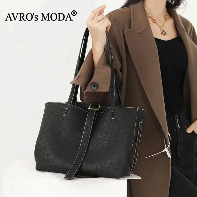 AVRO's MODA Brand Luxury Designer Handbags For Women Fashion Female Genuine  Leather Large Capacity Vintage Top Handle Tote Bag _ - AliExpress Mobile