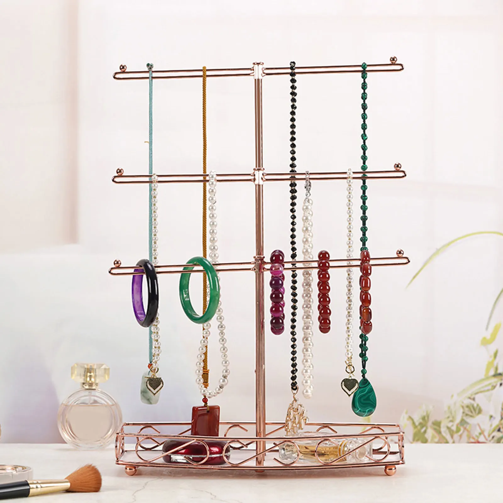 

Органайзер для ювелирных изделий, подставка для ожерелья, браслет, держатель для ожерелья, подставка для демонстрации ювелирных изделий для квартиры, женской гардеробной