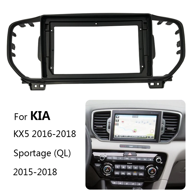 9CarRadioDashPanelFasciaForKiaSportageKX5201620172018Auto