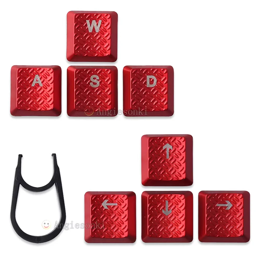 Logitech G915/G913 TKL/G815/G813용 8피스 블랙/레드 + 13 미끄럼 방지 투명 키캡, 교체용 게임용 키보드 키캡 세트