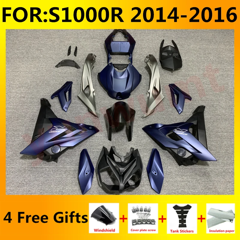 

NEW ABS Motorcycle Injection fairings kit fit For S1000R 14 15 16 S 1000 R S1000 R 2014 2015 2016 full Fairing set blue black