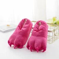 Pink Leopard Kigurumi Unicorn Pajamas Sets Flannel Animal Pyjamas Ladies Winter Nightie Sleepwear Homewear Cosplay Slipper - Image 5