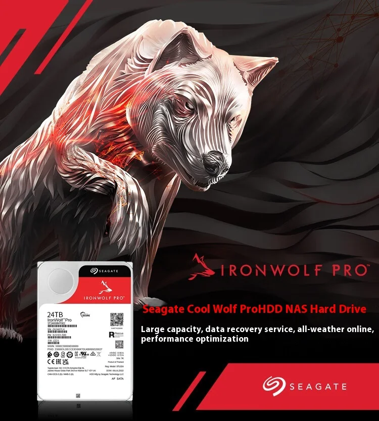 SEAGATE HDD SATA接続IronWolf Pro3.5インチ24TB Amazon.in: Buy Seagate IronWolf Pro 24TB Enterprise NAS Internal