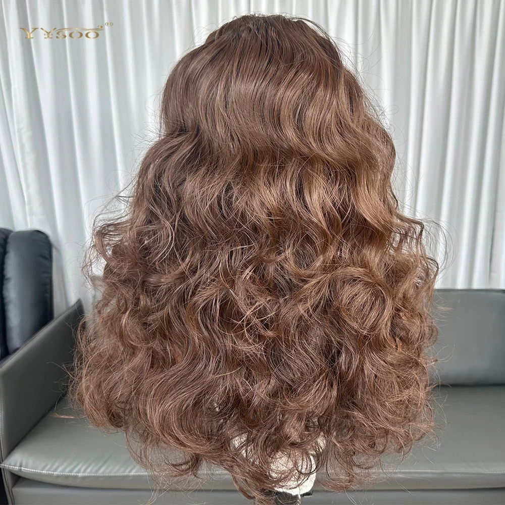 고품질 자연스러운 헤어라인 글루리스 내열성 퓨처라 섬유 바디 웨이브 합성 레이스프론 가발 (흑인 여성용 데일리)