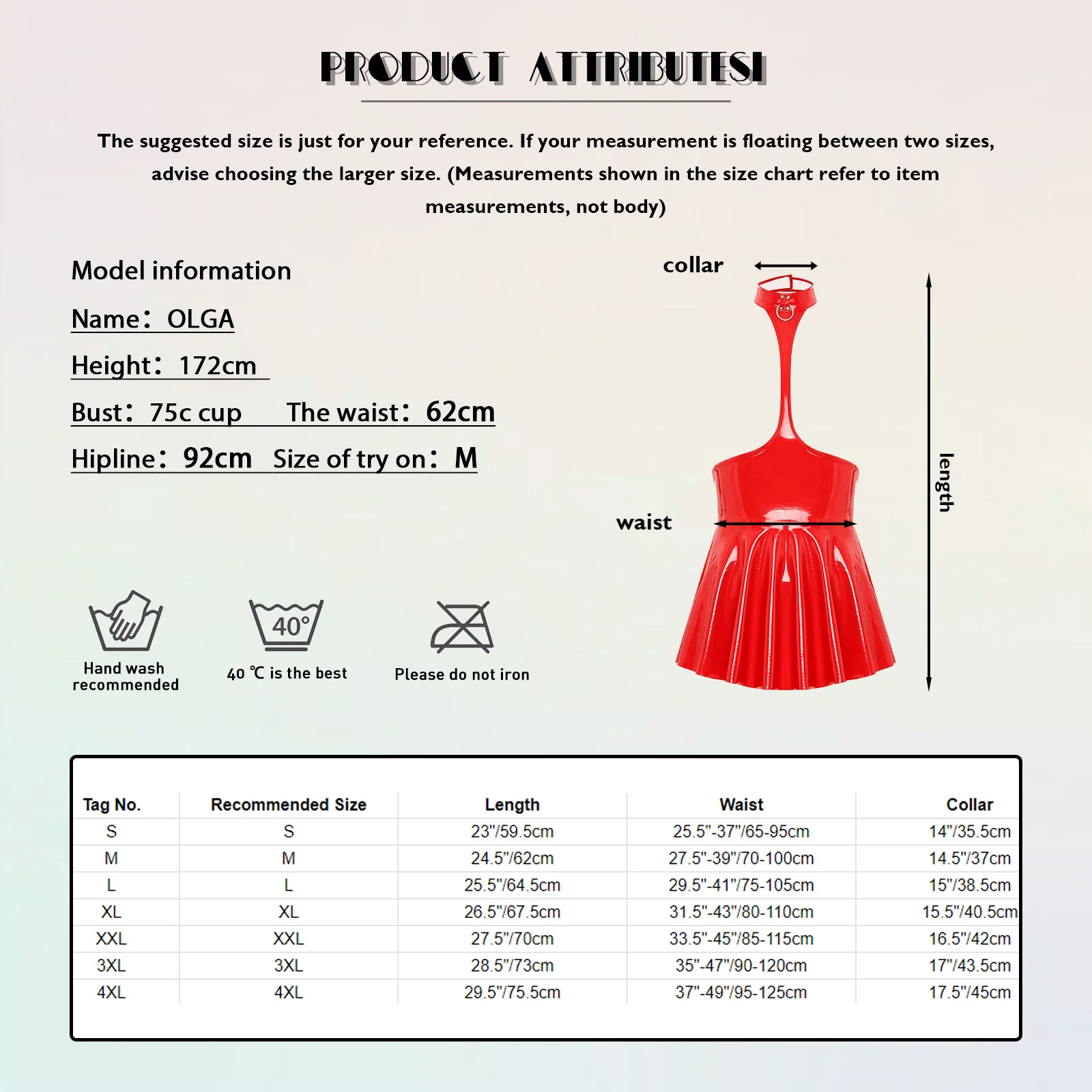 Womens Open Chest Halter Mini Dress Wet Look Patent Leather Rave Carnival Party Ruffled Sleeveless Backless Dress Nightclubwear 6