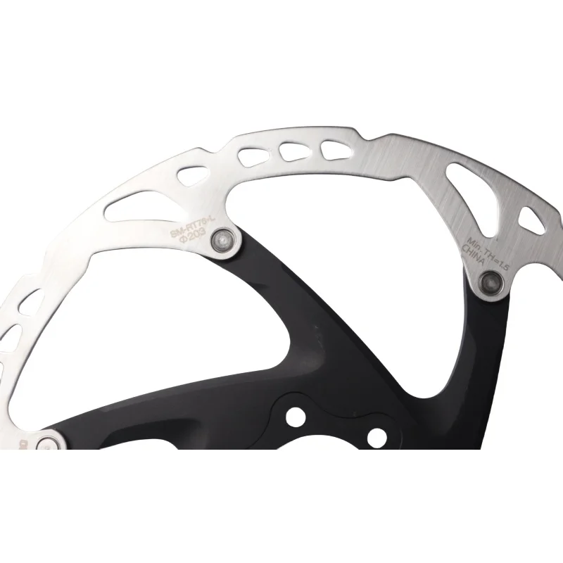 SHIMANO SM-RT76 ディスクブレーキローター 160mm（2枚組） Shimano-SM-RT76ディスクブレーキローター,6ボルトタイプ,203mm