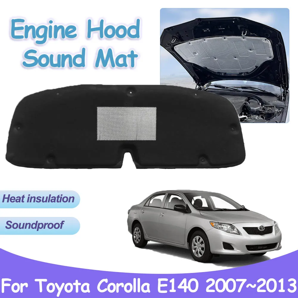 

Car Engine Hood Pad for Toyota Corolla E140 2007~2013 2008 Front Heat Sound Insulation Cotton Pad Soundproof Interior Accessorie