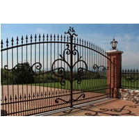 Best Welcome Fashion Small Iron Gate Iron Pipe Gate Design Wrought Iron Gate 1