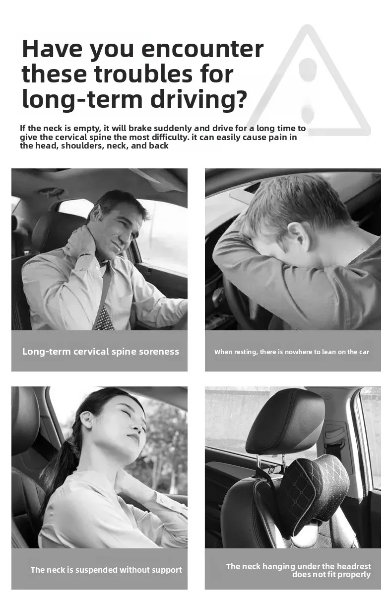 6D verstellbares Auto-Nackenkissen, CryoSilk & Memory Foam – ergonomische Executive-Unterstützung, 4-Jahreszeiten-Cool – Detail 2