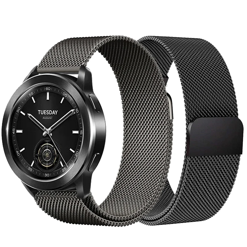 

For Xiaomi Watch S3 Metal Bracelet for XiaomiWatch S2 46/42mm Magnetic loop Band Watchband for xiaomi watch S1 Pro Active Strap