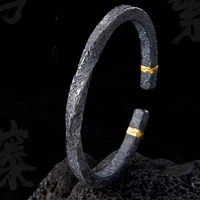 M Ö Bius Ring Adjustable Bangles Silver Plated High End Male Personalized Retro Cuff Bracelet Hip Hop Party Jewelry Gift 1