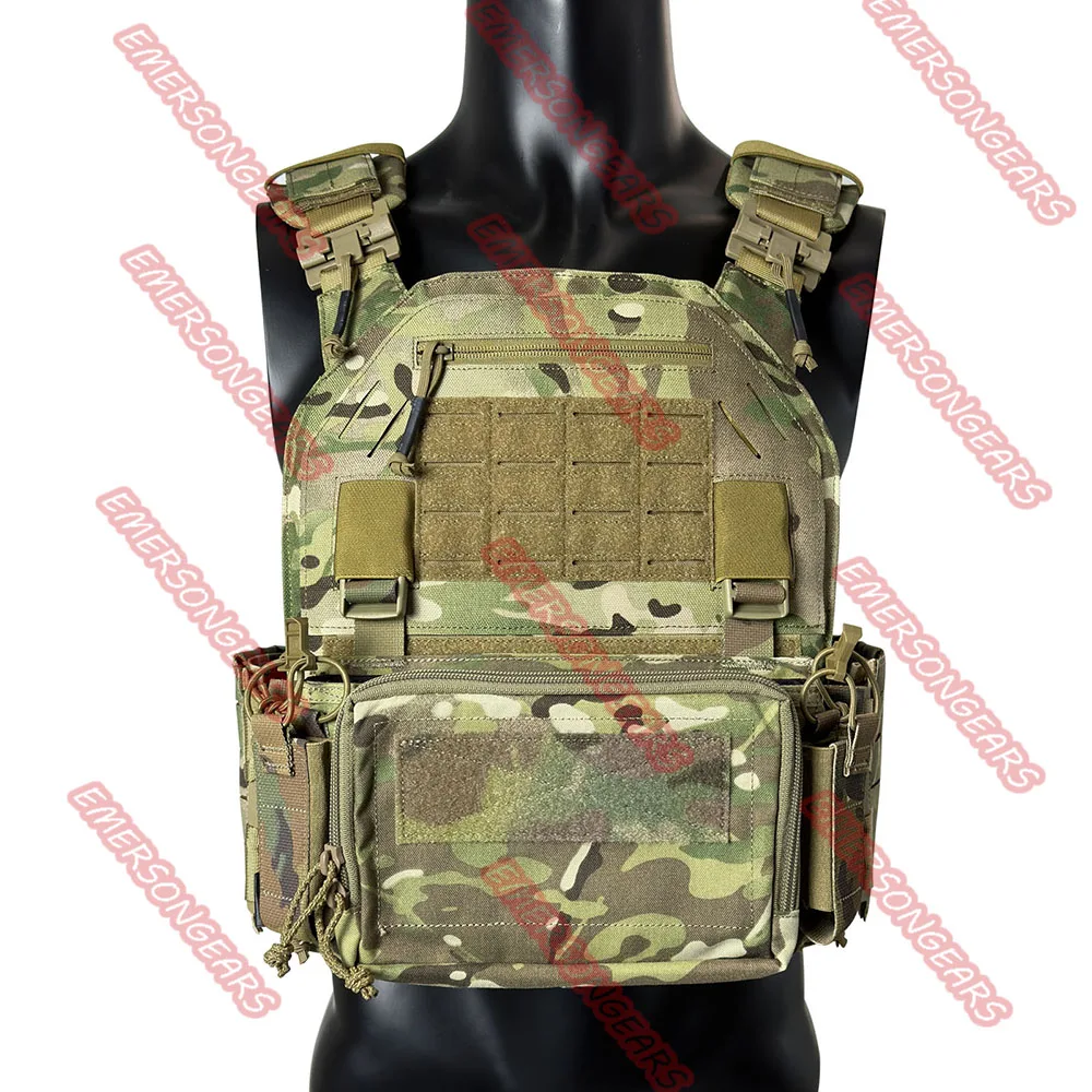 

Quick Release Modular Tactical vest 1000D Nylon LAVC tactical vest with 500D Nylon D3 CRM lightweight chest Rig