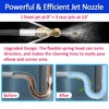 High Pressure Washer Sewer Drain Cleaning Hose Sewage Pipeline Jetting Hose Kit for Huter Kolner Kpaton  IPC Portotecnica 5