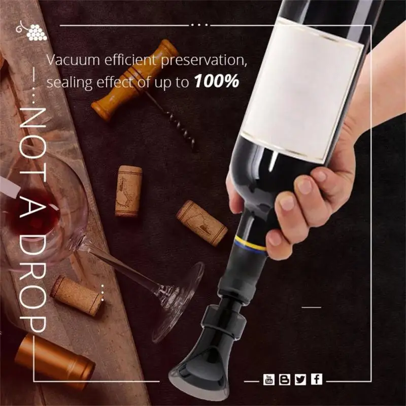 

Wine Decanter Red Wine Aerating Pourer Spout Decanter Wine Aerator Quick Aerating Pouring Tools Portable Wine Stopper