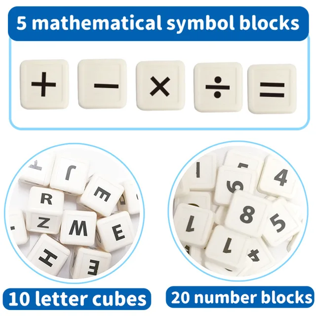 Children's educational toys supporting alphabet arithmetic games for boys girls 4-12 years old gift toys early education tools 3