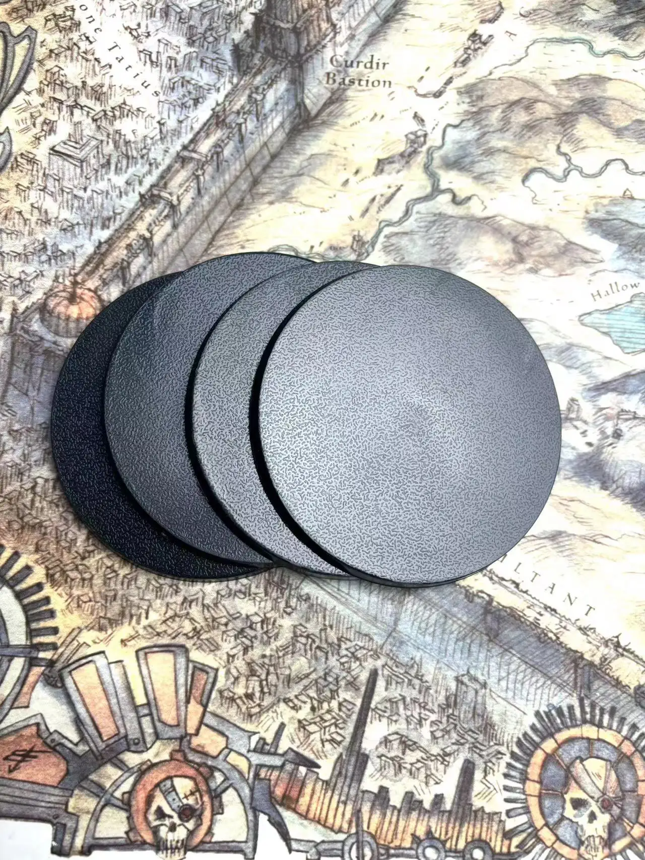 미니어처 모델 빌딩 키트용 라운드 베이스, 프리미엄 품질, 80mm