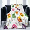 Noodle & Pals Warm Blankets Cartoon Airplane Travel Plush Bedding Throws Fluffy Bedroom Flannel Bedspread Sofa Bed Cover 3