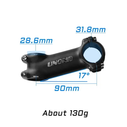 UNO MTB Bike Stem -7 17 35 Degree Ultralight Aluminum Alloy 31.8mm 60 70 80 90 100 110 120 130mm Road Bicycle Stem King Alloy - Image 10