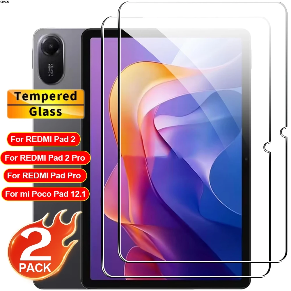 Premium Tempered Glass Screen Protector Set - 9H Hardness, HD Clarity, Anti-Scratch